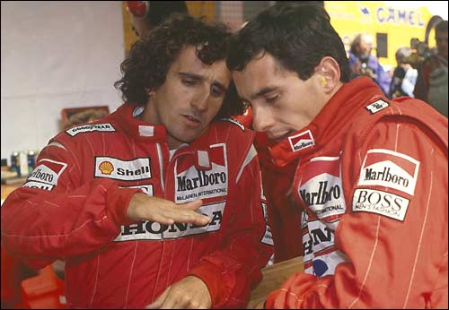 Ален Прост и Айртон Сенна. 1988. McLaren
