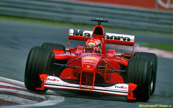 Михаэль Шумахер на Гран При Канады 2000 года