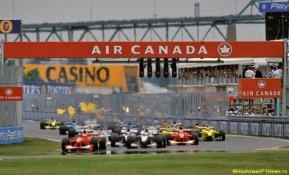 Старт Гран При Канады 2000 года