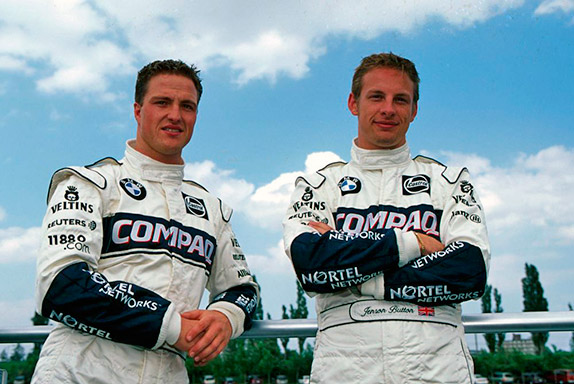 Пилоты Williams, Ральф Шумахер и Дженсон Баттон, на Гран При Канады 2000 года