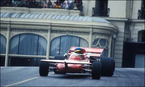 March Ронни Петерсона на трассе Гран При Монако 1971 года