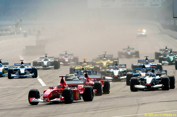 Старт Гран При США 2002 года