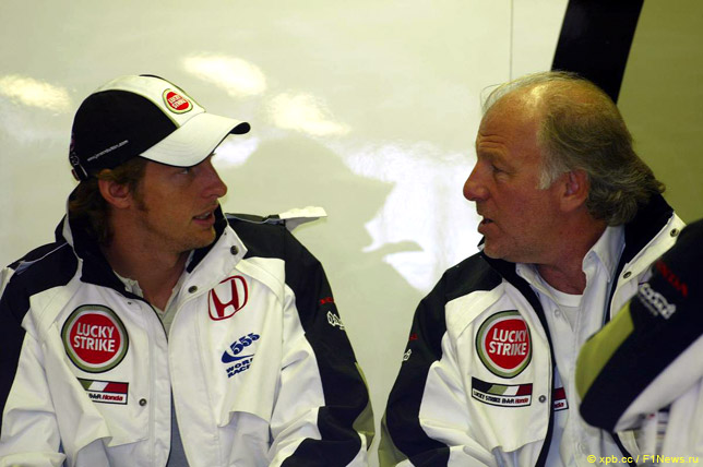 Дженсон Баттон и Дэвид Ричардс на Гран При Бельгии 2004 года