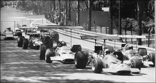 Старт Гран При Испании 1969 года