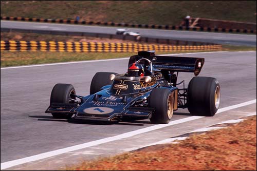 Эмерсон Фиттипальди на Гран При Бразилии 1973 года