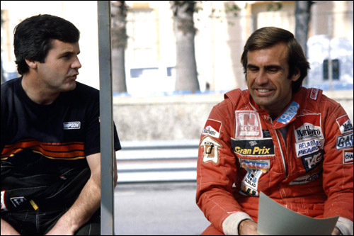Пилоты Williams Алан Джонс и Карлос Ройтеман, Гран При Бразилии 1981 года