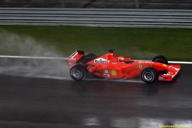 Михаэль Шумахер на Гран При Малайзии 2001 года