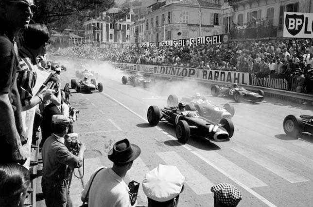 Старт Гран При Монако 1966 года, фото Джесси Александера