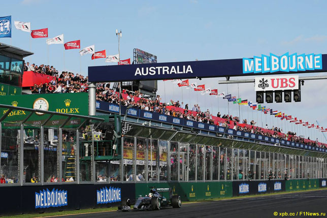 Льюис Хэмилтон на Гран При Австралии
