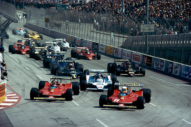 Старт Гран При США-Запад в Лонг-Бич в 1979 году