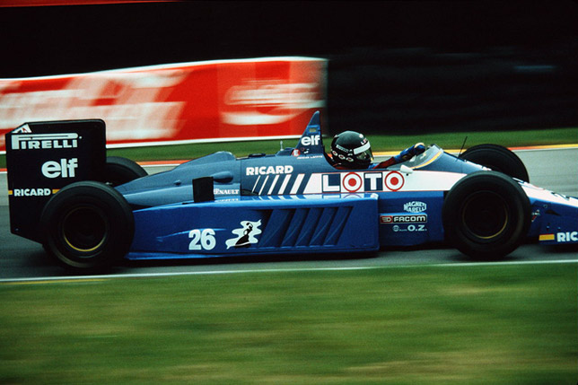 Жак Лаффит на Гран При Великобритании 1986 года