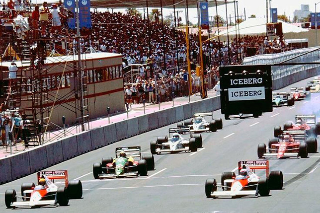 Старт Гран При США 1989 года в Финиксе