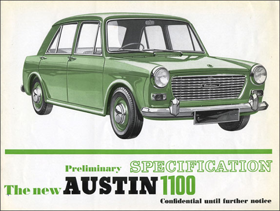 Первым автомобилем Мартина Уитмарша был Austin 1100, выпускавшийся с 1963 года