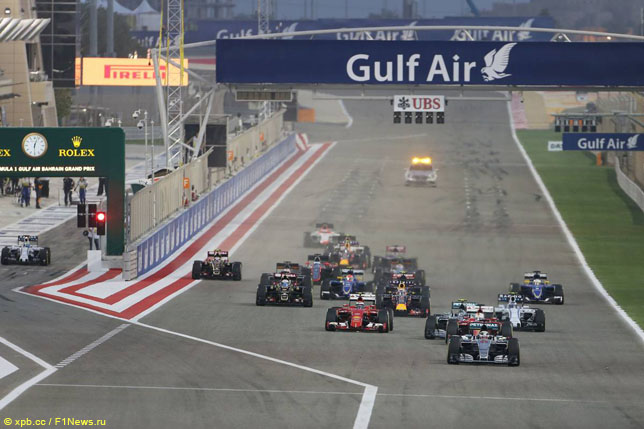 Старт Гран При Бахрейна, 2015 год