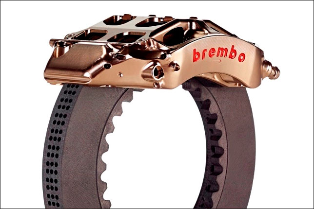 Тормоза Brembo, предназначенные для Формулы 1