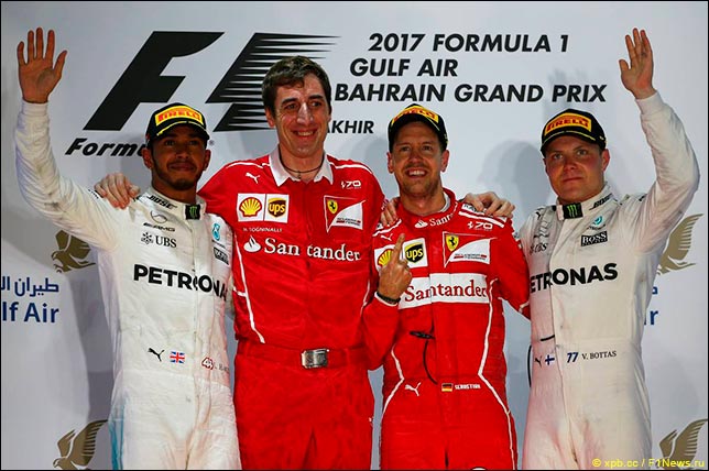 Подиум Гран При Бахрейна