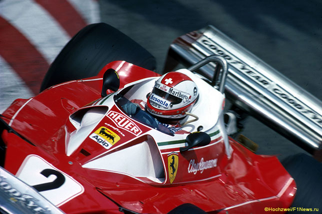 Клей Регаццони на Гран При Монако 1976 года