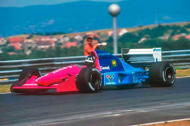 Дэймон Хилл за рулём Brabham на Гран При Венгрии 1992 года