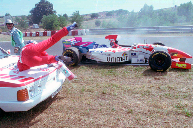 Инцидент с Таки Инуэ на Гран При Венгрии 1995 года