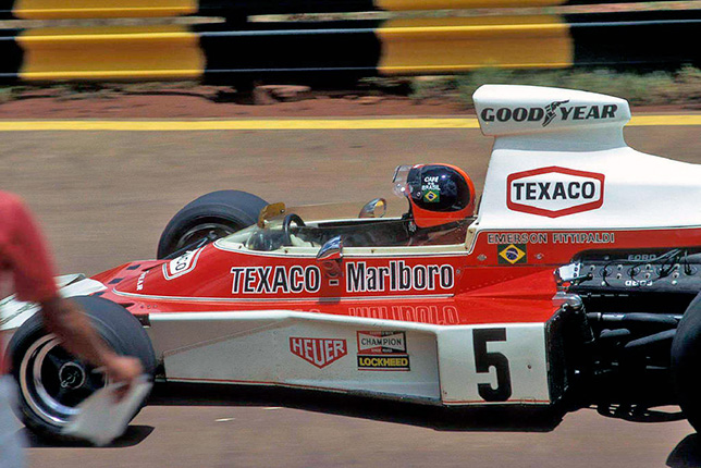 Эмерсон Фиттипальди на Гран При Бразилии 1974 года