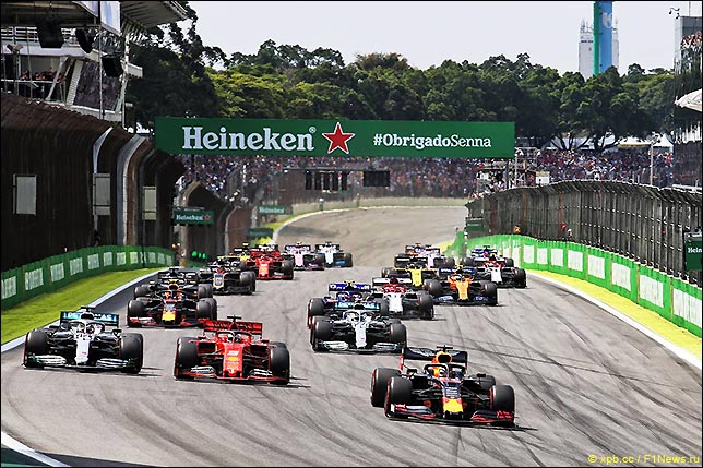 Старт Гран При Бразилии 2019
