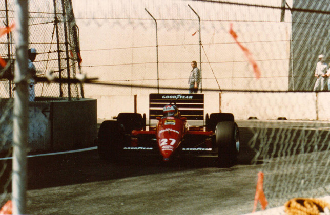 Микеле Альборето в Детройте, 1988 год. Фото Ferrari