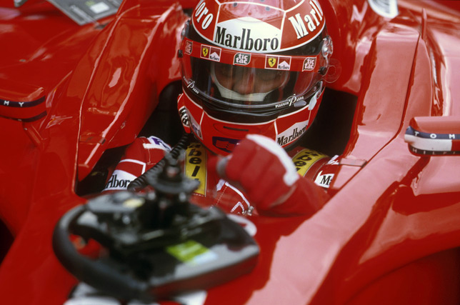 Михаэль Шумахер на Гран При Бельгии 2001 года