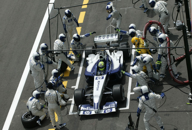 Ральф Шумахер на Гран При Франции 2003 года