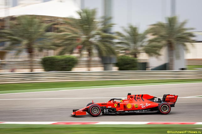 Мик Шумахер за рулём Ferrari на тестах в Барселоне