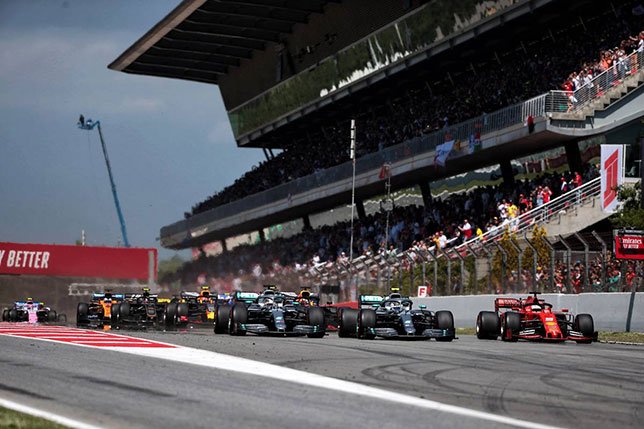 Старт Гран При Испании 2019 года