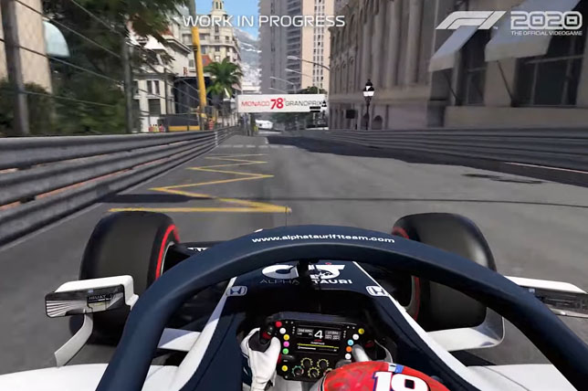 Кадр из игры F1 2020