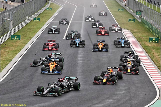 Старт Гран При Венгрии 2021