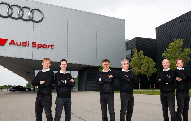 Экипажи заводской команды Audi Sport