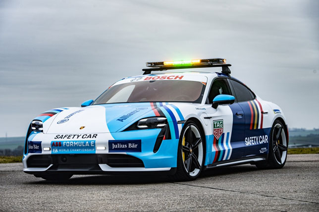 Porsche Taycan – новый автомобиль безопасности Формулы Е