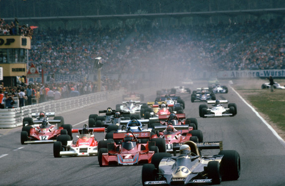 Старт Гран При Германии 1977 года