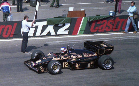 Найджел Мэнселл на Гран При Бельгии 1984 года