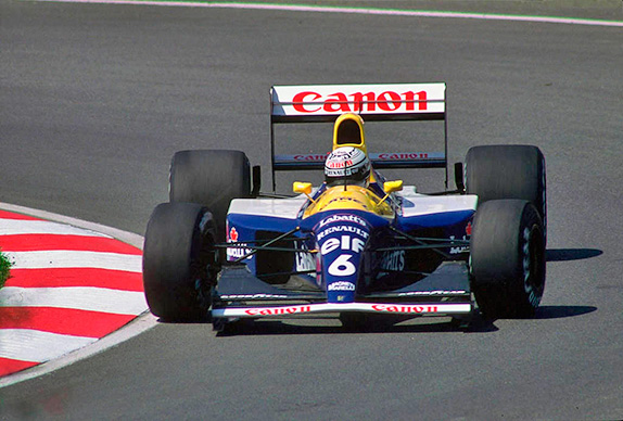 Риккардо Патрезе на Гран При Канады 1992 года. Фото Williams