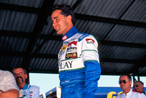 Педро Лами на взвешивании на Гран При Венгрии 1995 года
