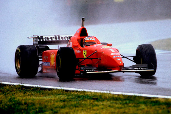 Михаэль Шумахер на Гран При Испании 1996 года