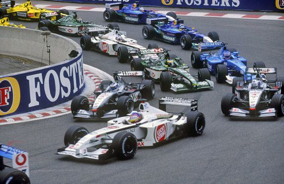 Старт Гран При Бельгии 2001 года