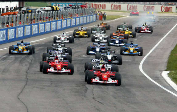 Старт Гран При Сан-Марино 2002 года