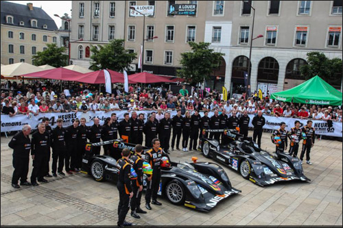 Презентация команды G-Drive Racing в Ле-Мане-2013