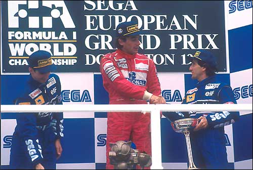 Подиум Гран При Европы'93