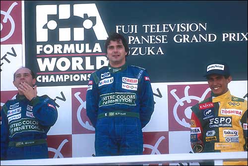 Подиум Гран При Японии'90