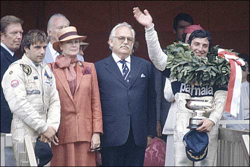 Церемония награждения Гран При Монако'82