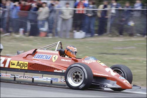 Гран При Бельгии'82. Жиль Вильнев. Ferrari 126C2