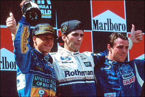 Подиум Гран При Испании'94