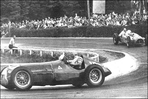 Гран При Бельгии'50. Фуан-Мануэль Фанхио и Раймон Соммер