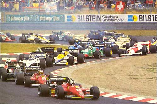 Старт Гран При Германии'85
