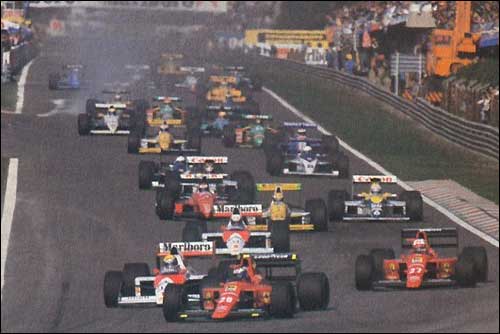 Старт Гран При Португалии'89